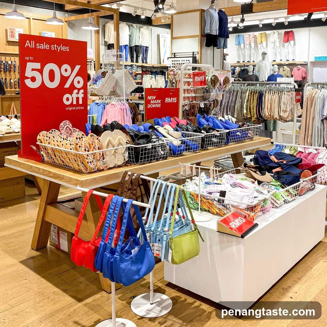 Clothing Store Interior Sale Display