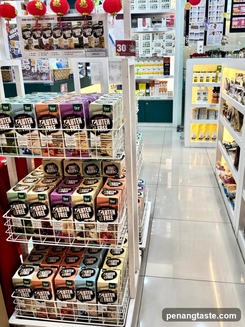 Gluten-Free Cookie Display in Store