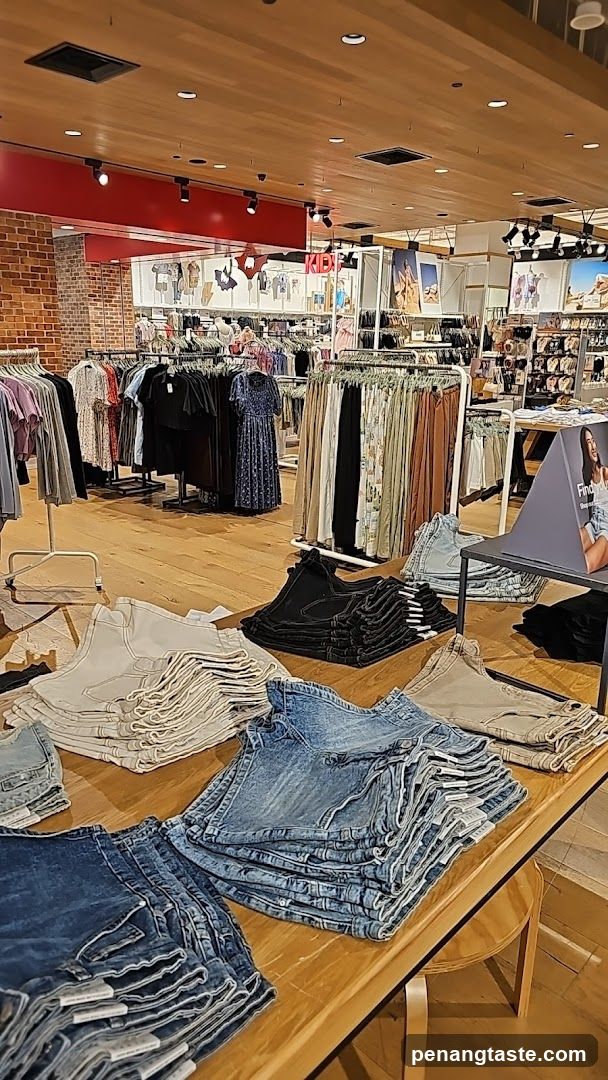 Clothing Store Interior Display