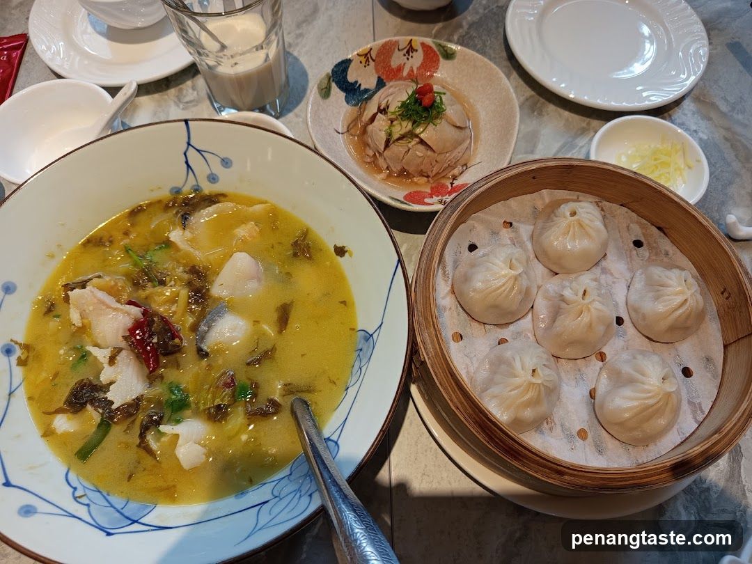 Dining Table with Chinese Dishes