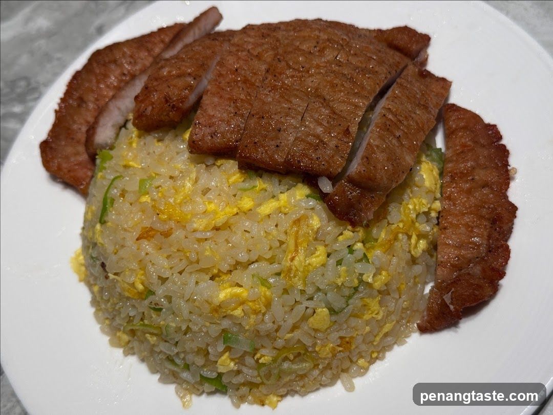 Fried Rice with Roasted Meat