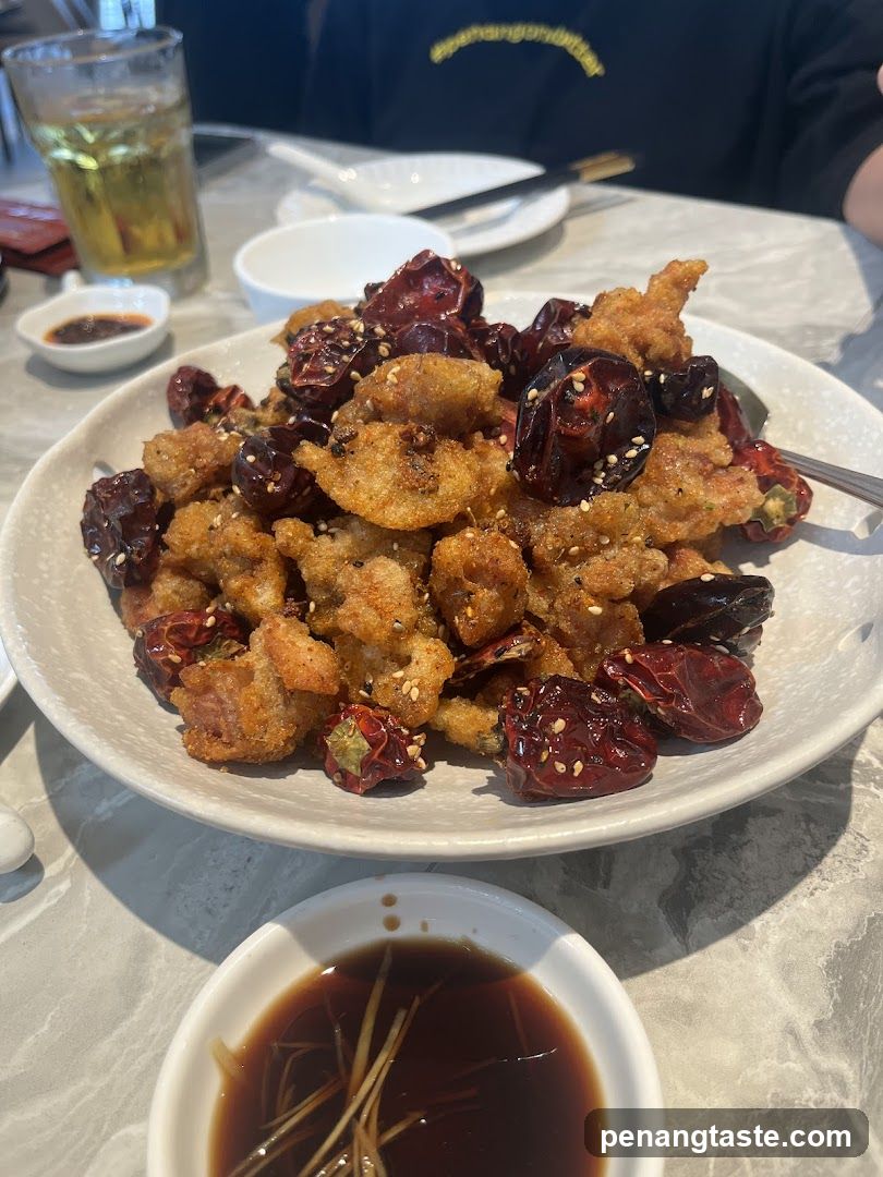 Crispy Fried Chicken with Dried Chilies