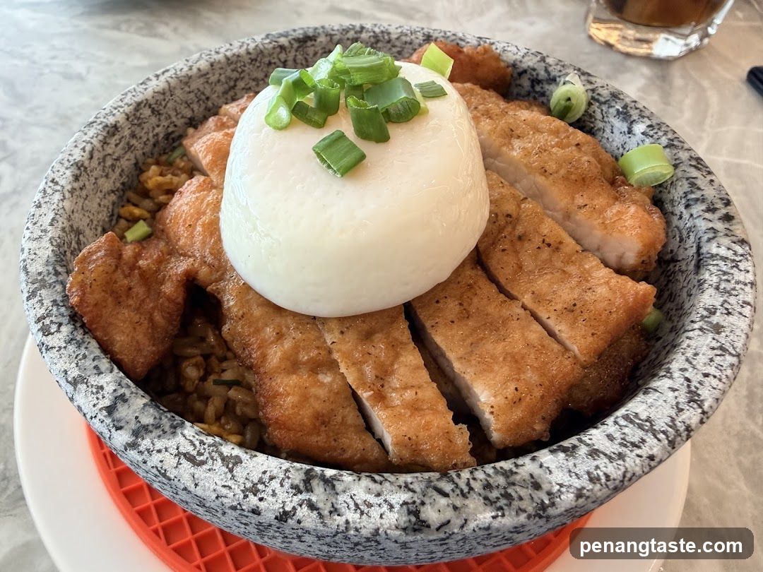 Katsu Rice Bowl with Poached Egg