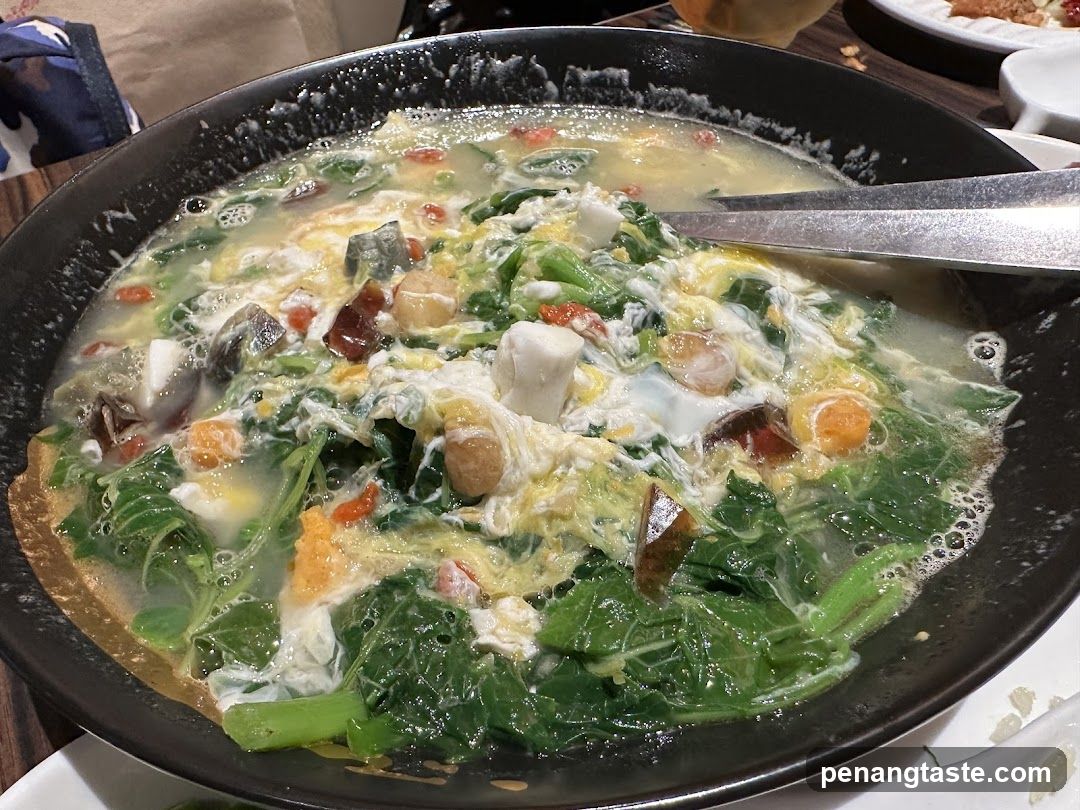 Vegetable and Egg Soup Bowl