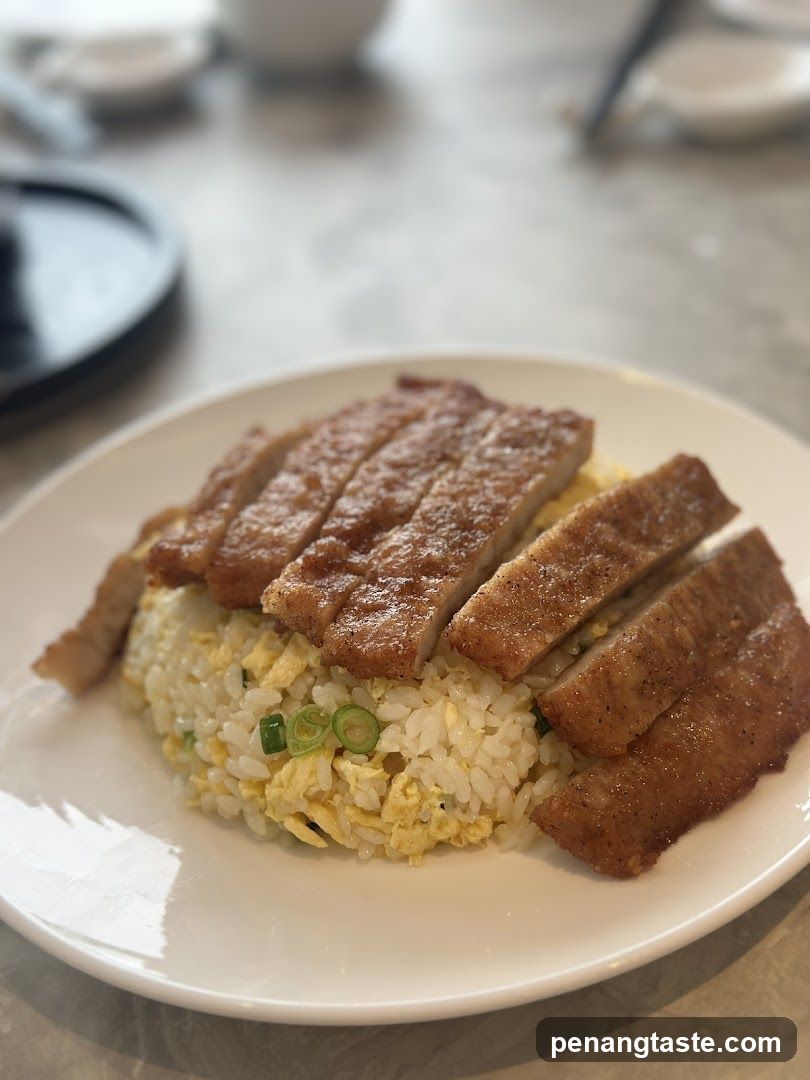 Pork Fried Rice with Green Onions