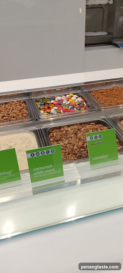 Ice Cream Toppings Display
