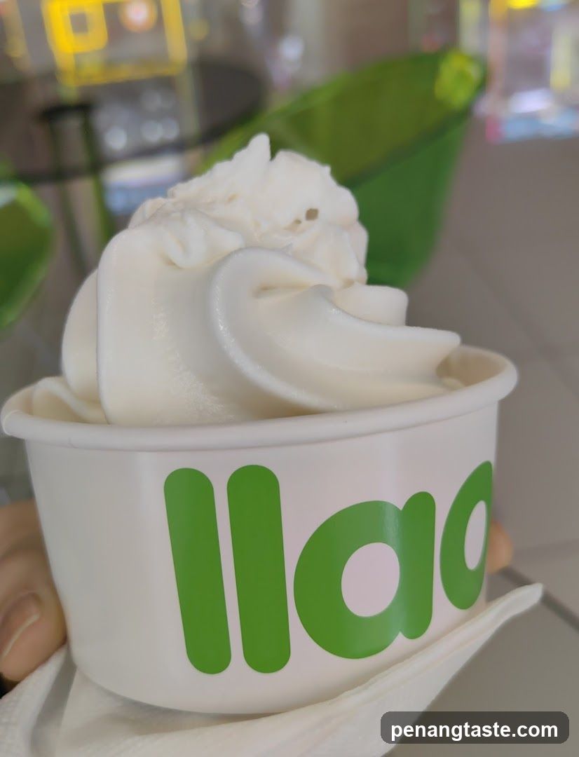 llao soft serve cup