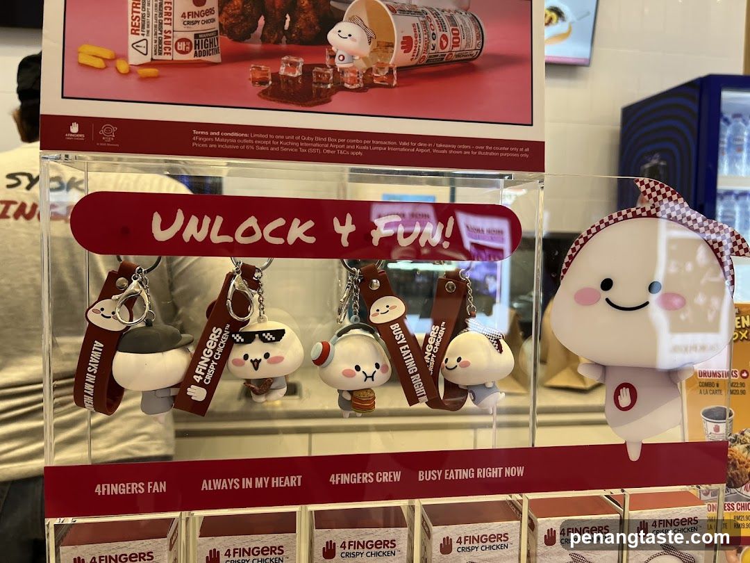 4Fingers Crispy Chicken Merchandise Display