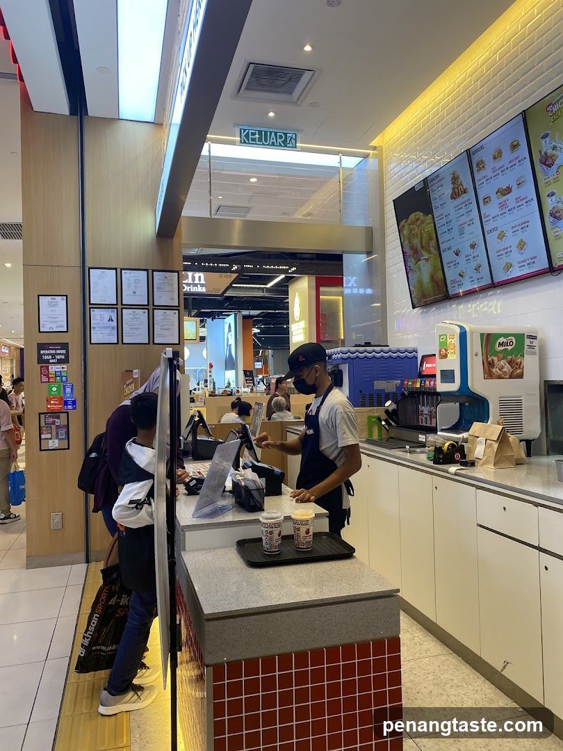Fast Food Counter Interior