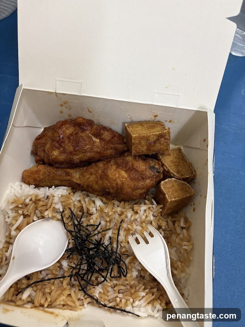 Chicken and Tofu Rice Meal