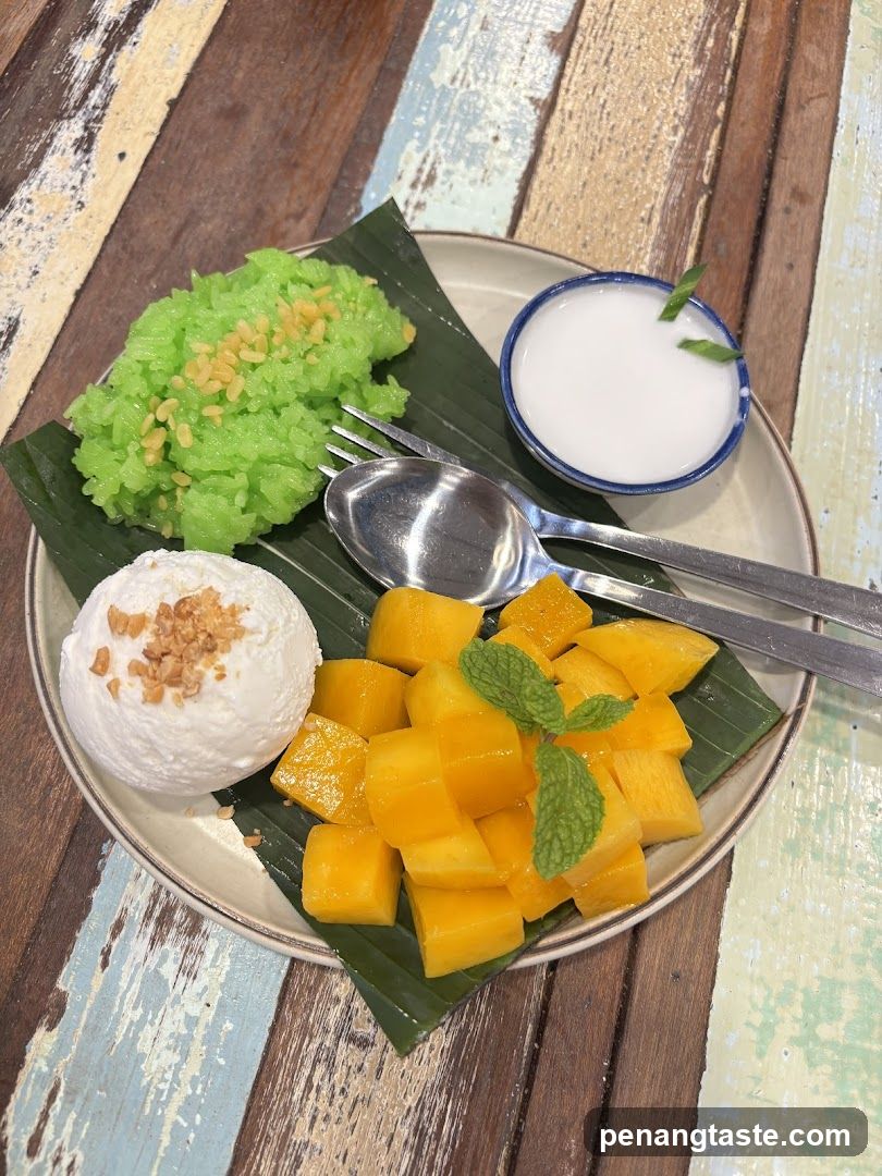 Mango Sticky Rice Dessert Plate