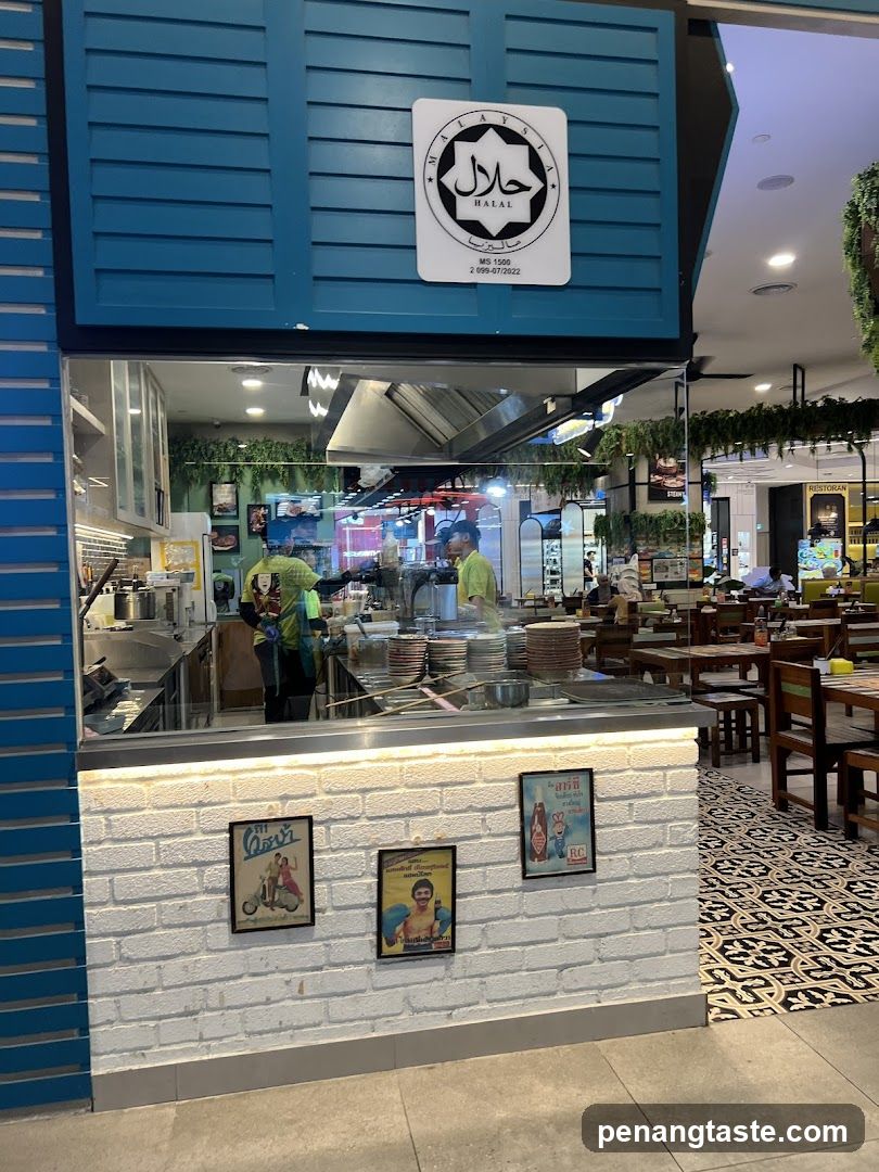 Food Stall Interior View