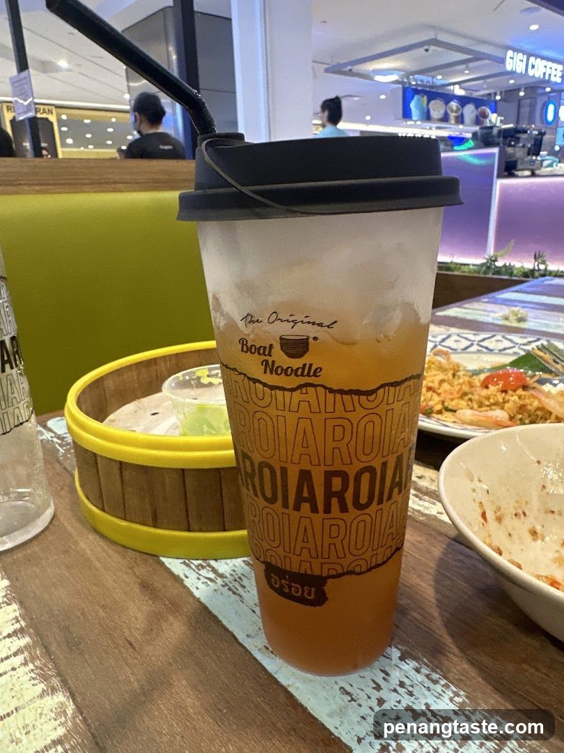 Boat Noodle Drink and Food