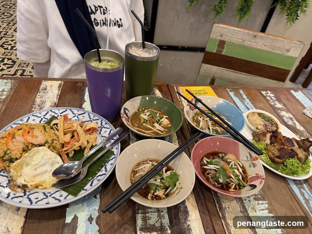 Thai Food Meal Spread