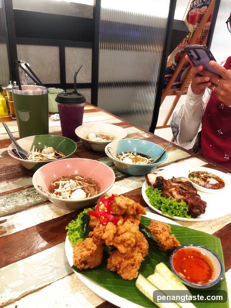 Thai Food Meal at Restaurant