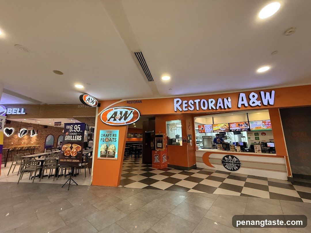 A&W Restoran Interior