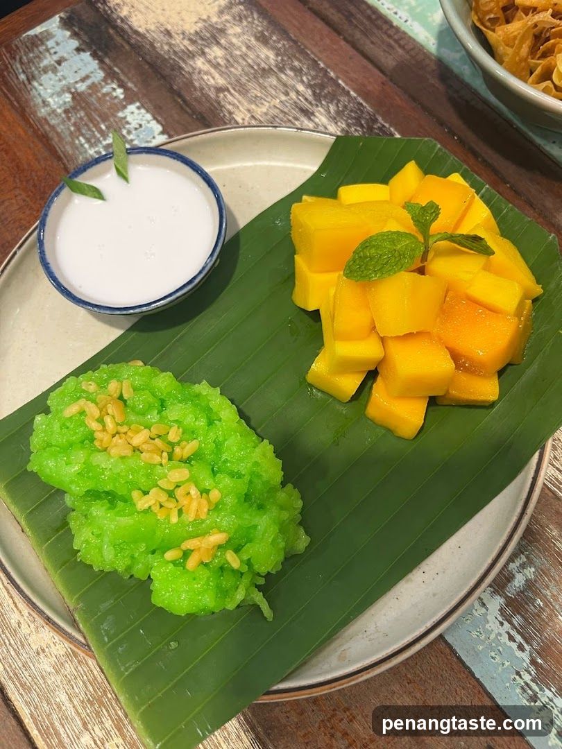 Mango Sticky Rice with Coconut Milk