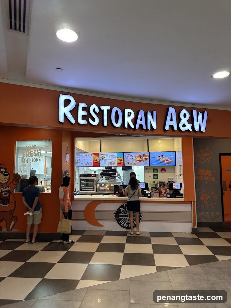 A&W Restoran Counter