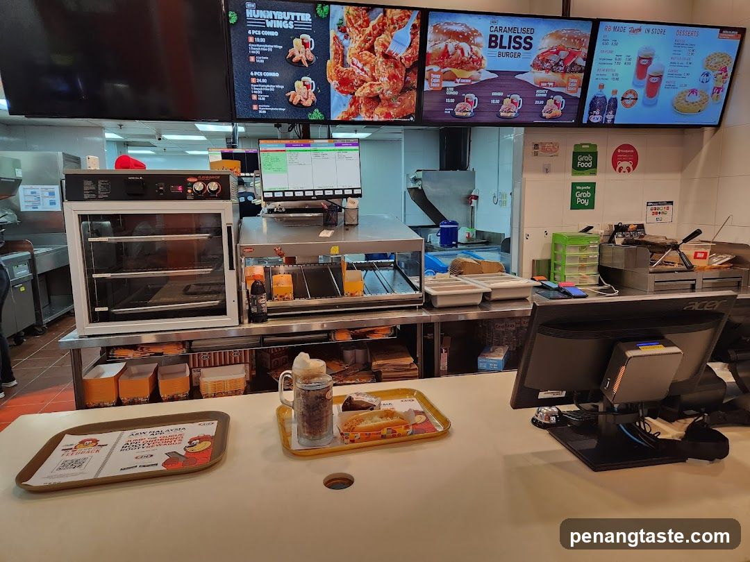 Fast Food Counter Interior