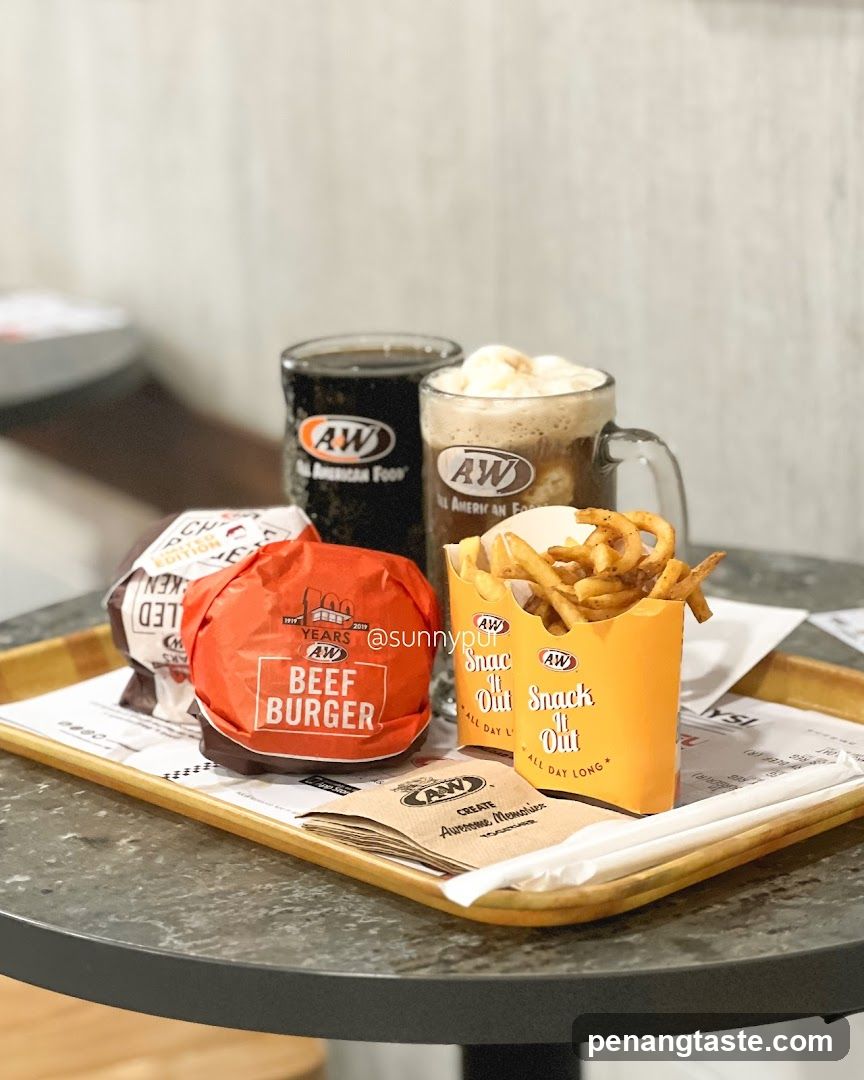 AW Fast Food Meal Tray