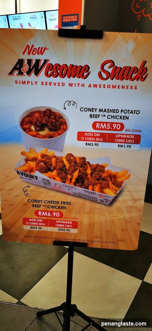 New Awesome Snack Menu Board