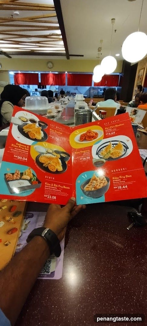 Dining Area with Menu Display