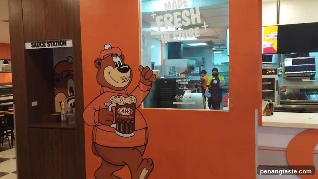 Fast Food Restaurant Interior View