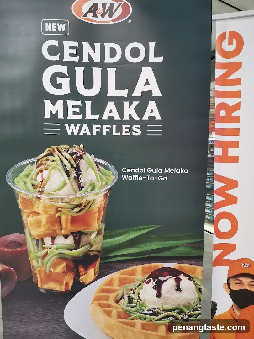 A&W Cendol Gula Melaka Waffles Ad