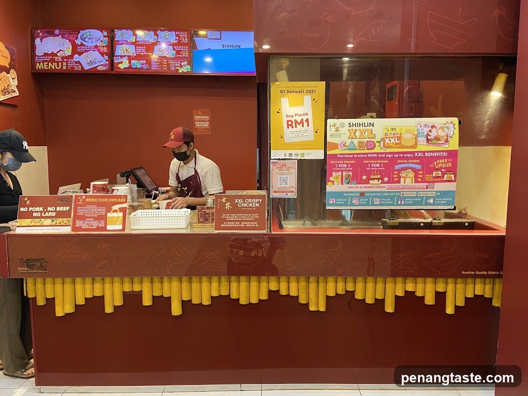 Shihlin Chicken Counter Interior