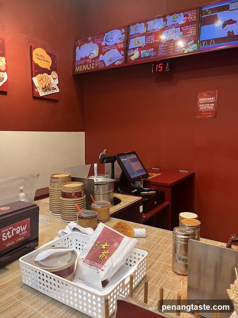 Restaurant Interior Counter Area