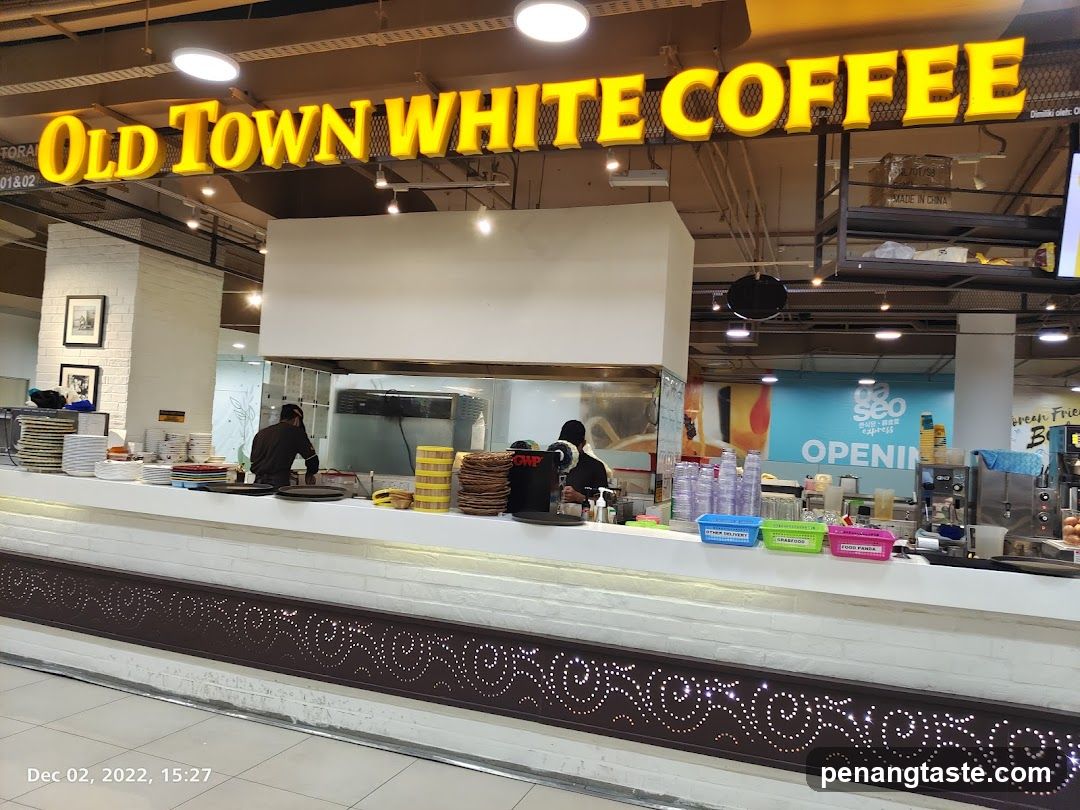 Old Town White Coffee Counter Interior