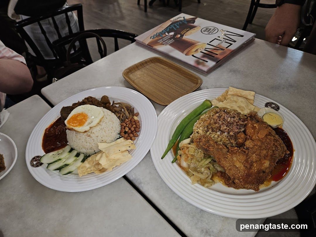 Rice Noodles Meal Spread