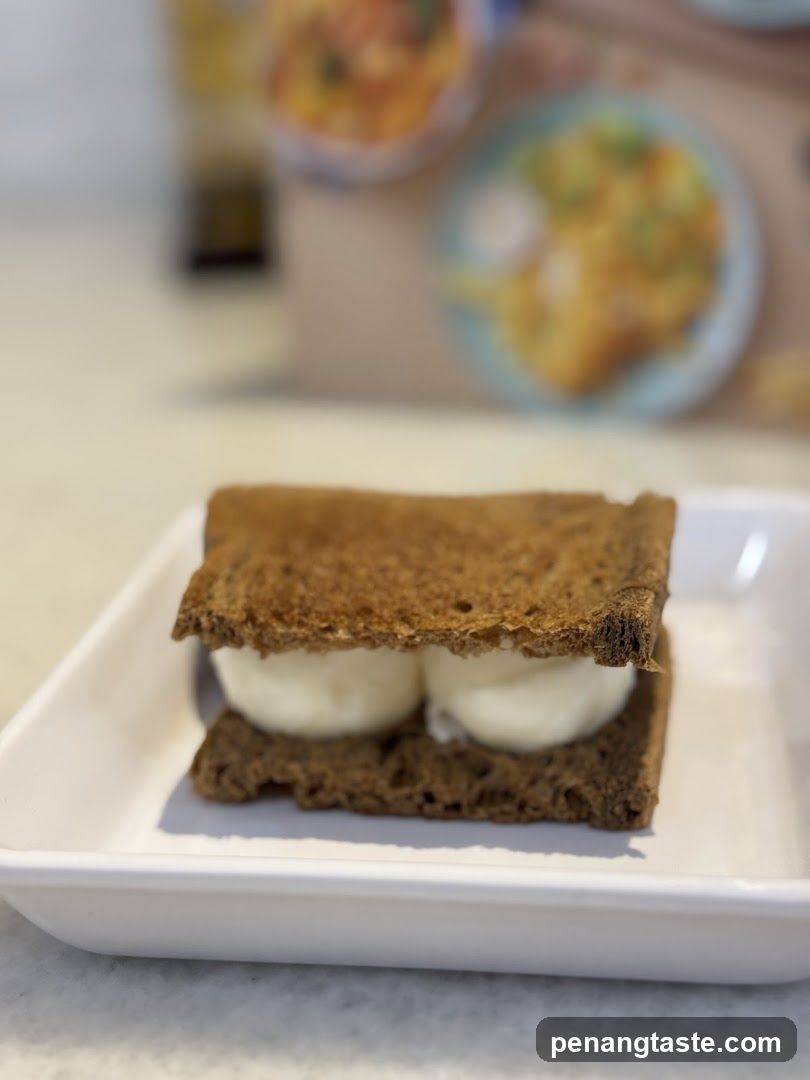 Sandwich with Cheese and Bread