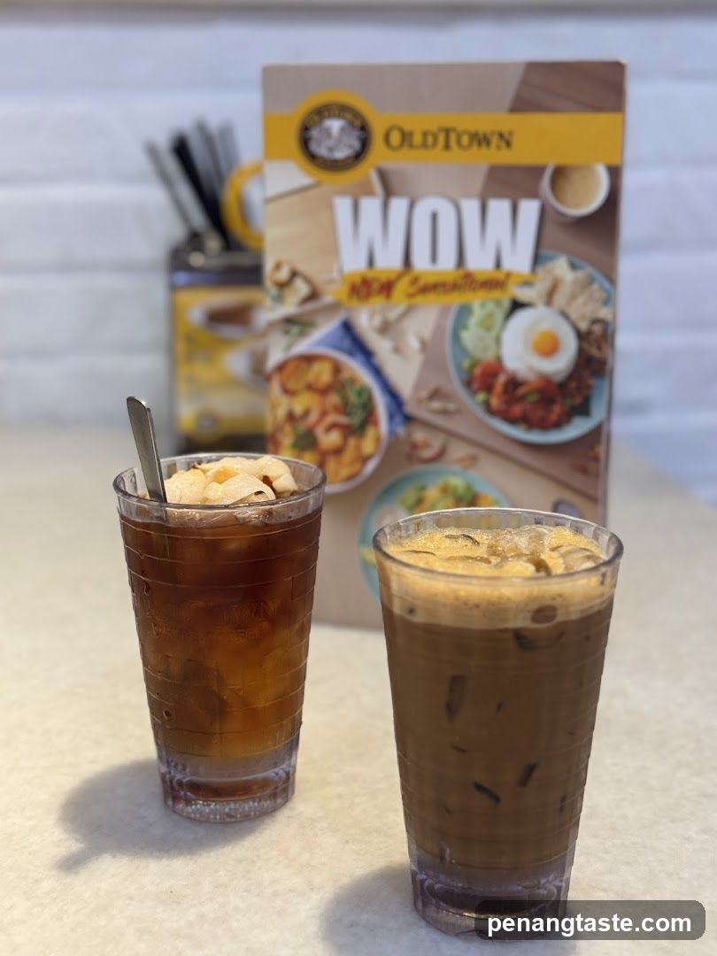 OldTown Wow New Sensational Iced Coffee and Box
