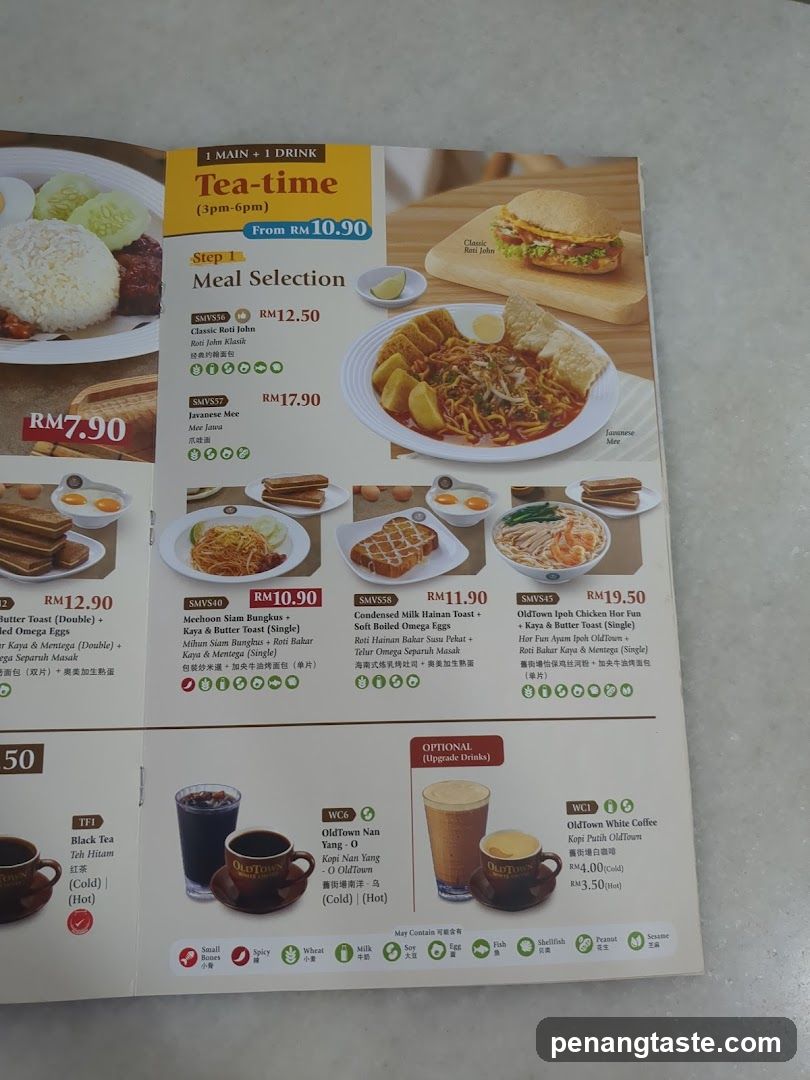 Tea-time Menu
