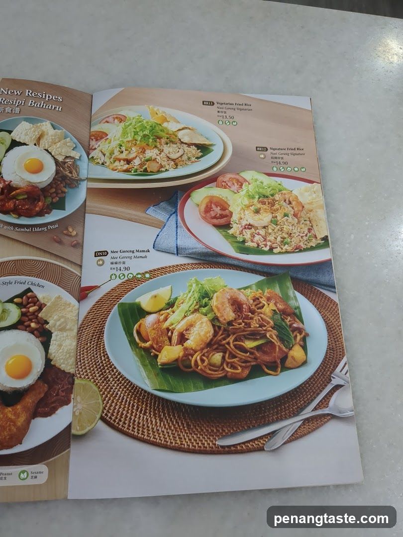Food Menu Page