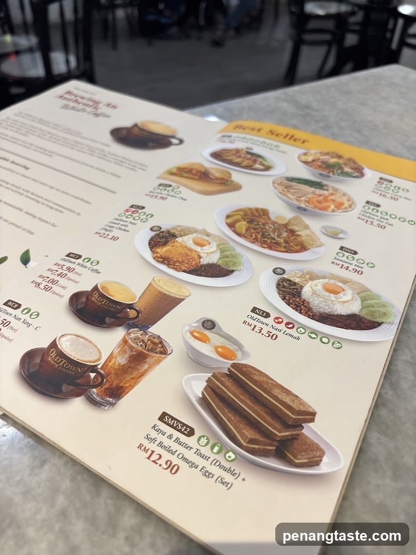 Old Town Coffee Menu