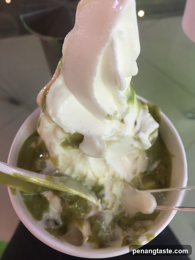 Matcha Ice Cream Dessert