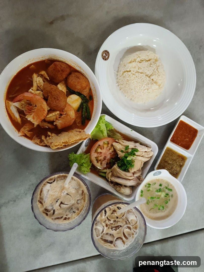 Food Spread on Table