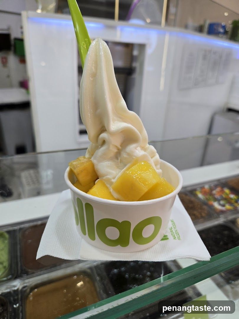 Mango Soft Serve Dessert