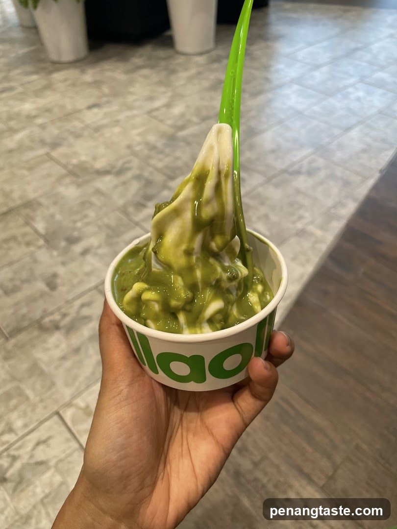 Matcha Ice Cream Cup