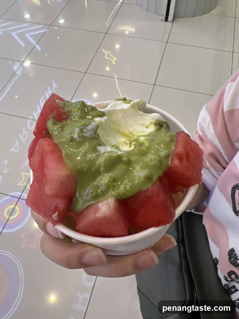 Watermelon and Matcha Dessert Bowl