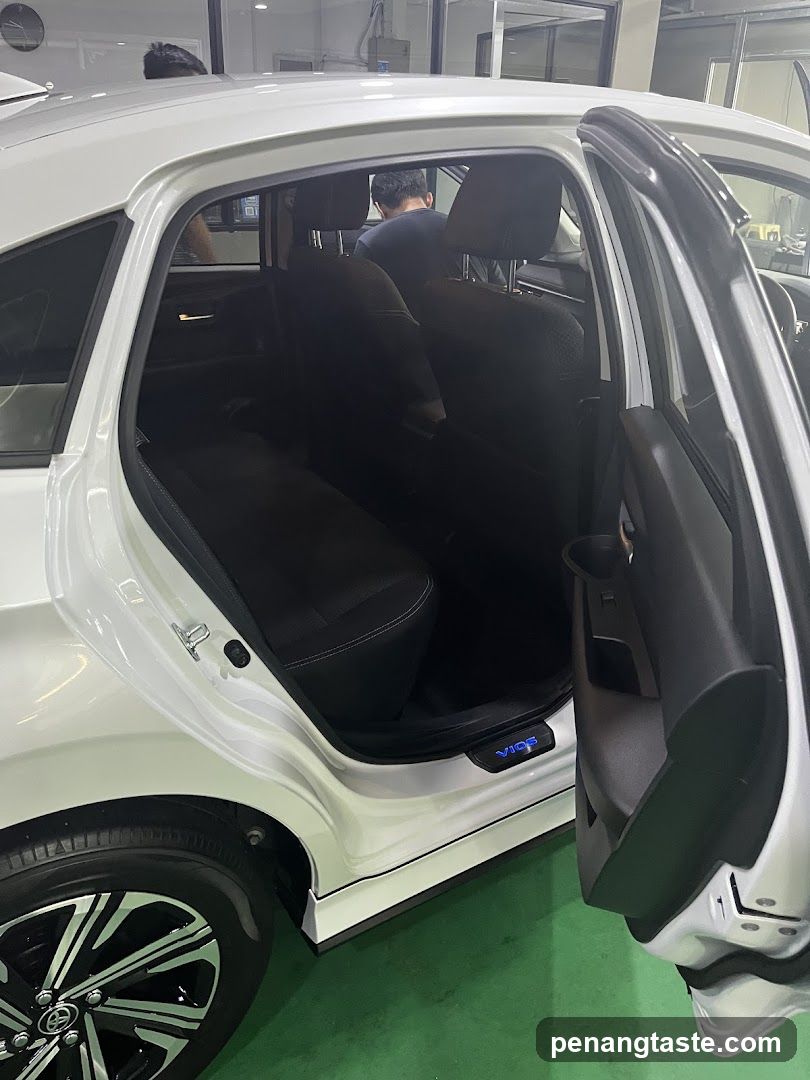 White Car Interior View