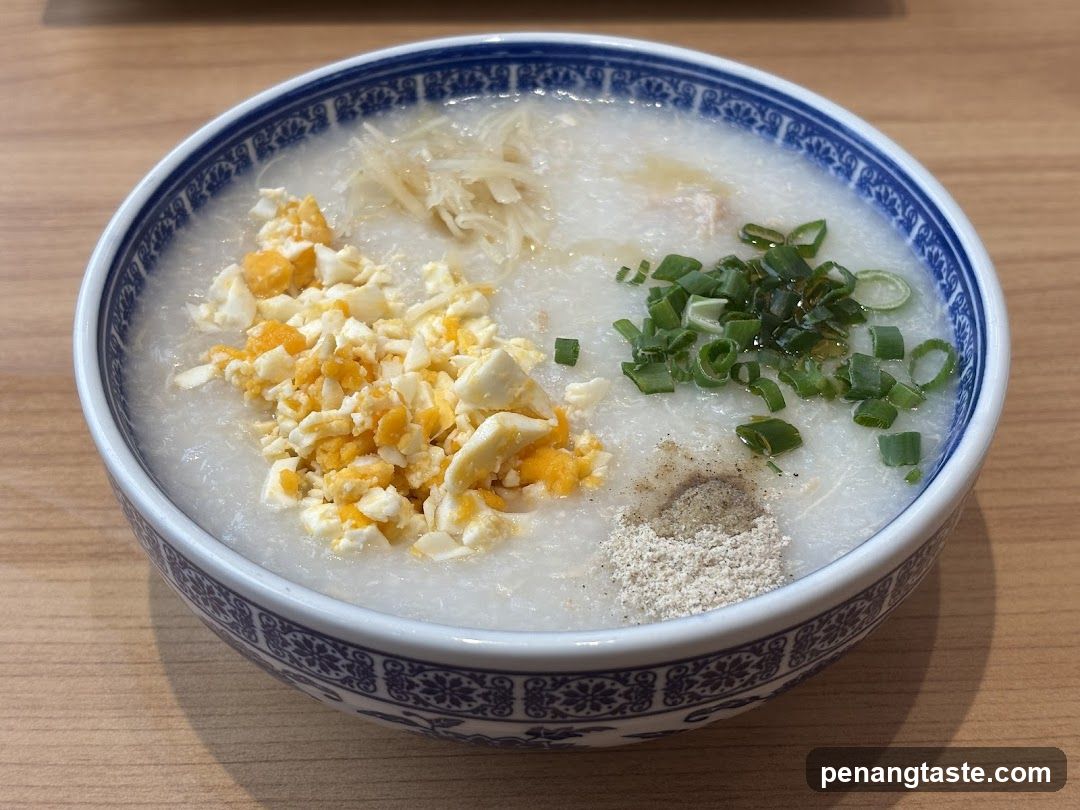Congee Bowl with Toppings