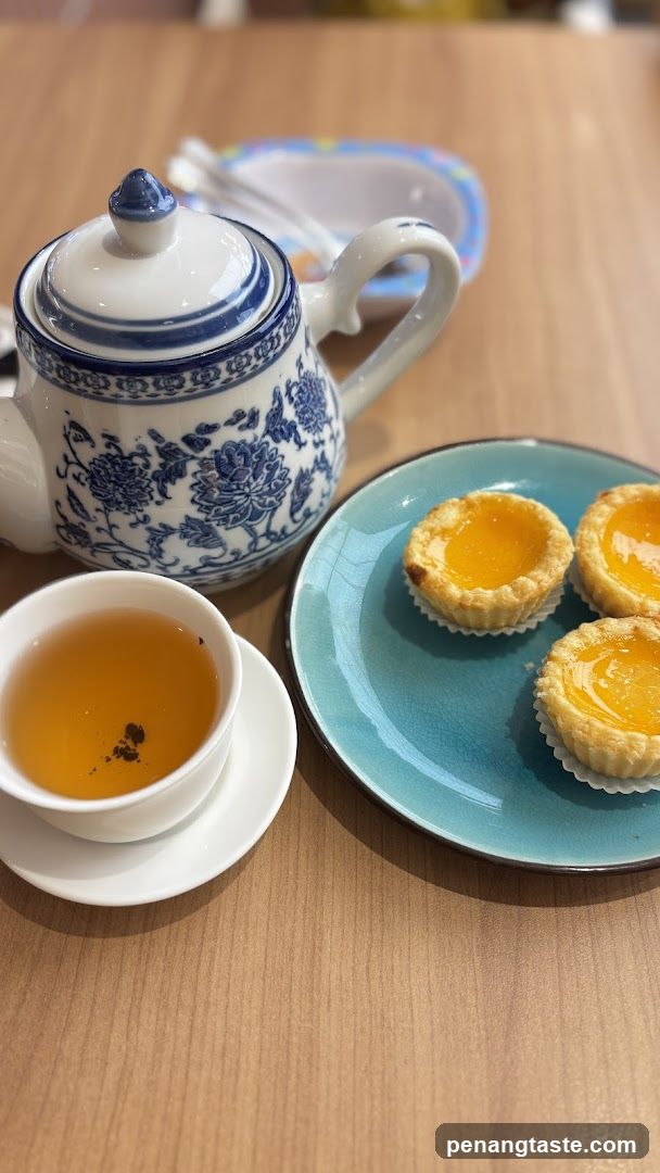 Tea and Egg Tarts