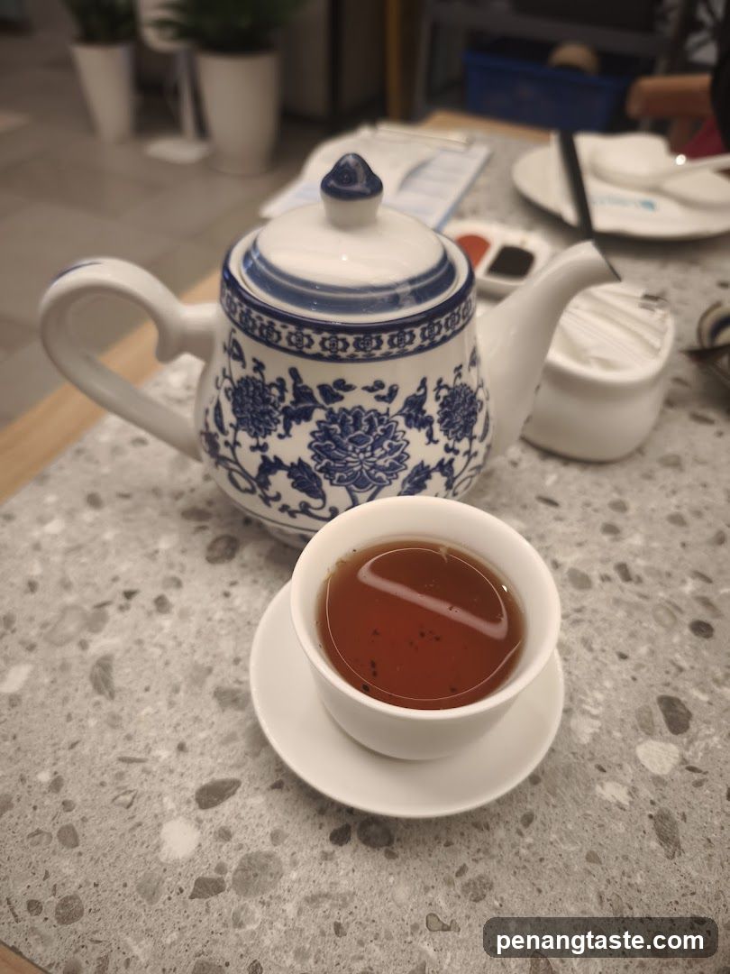 Blue and White Tea Set