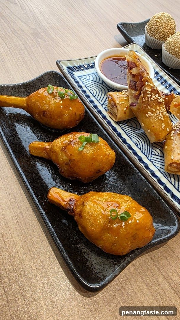 Appetizing Asian Cuisine Platter