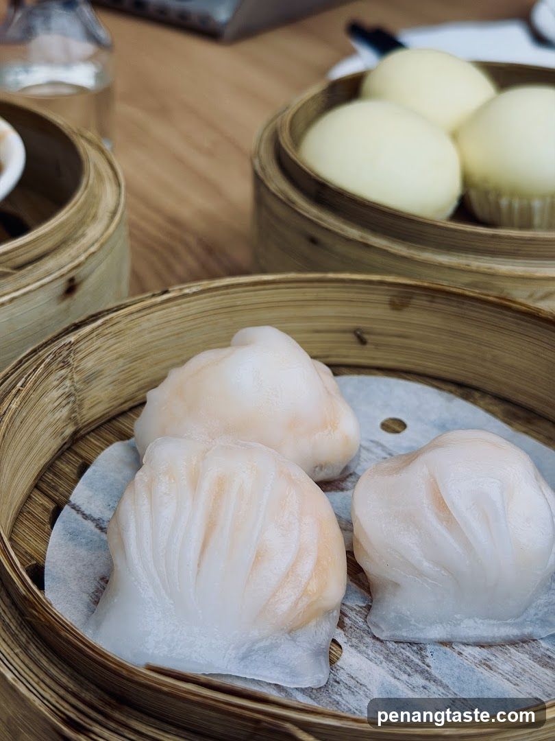 Dim Sum Dishes in Bamboo Steamers