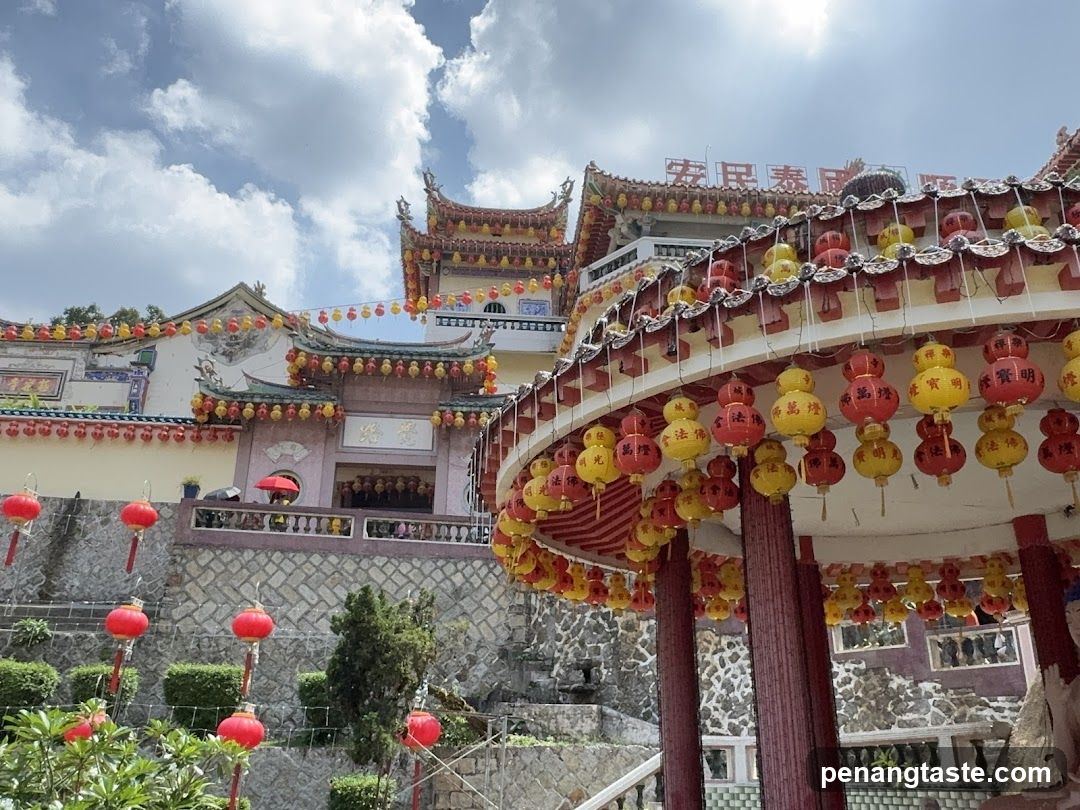Temple with Lanterns