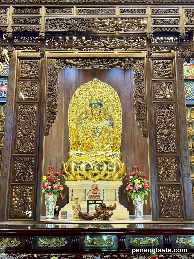 Buddha Statue in Temple Altar